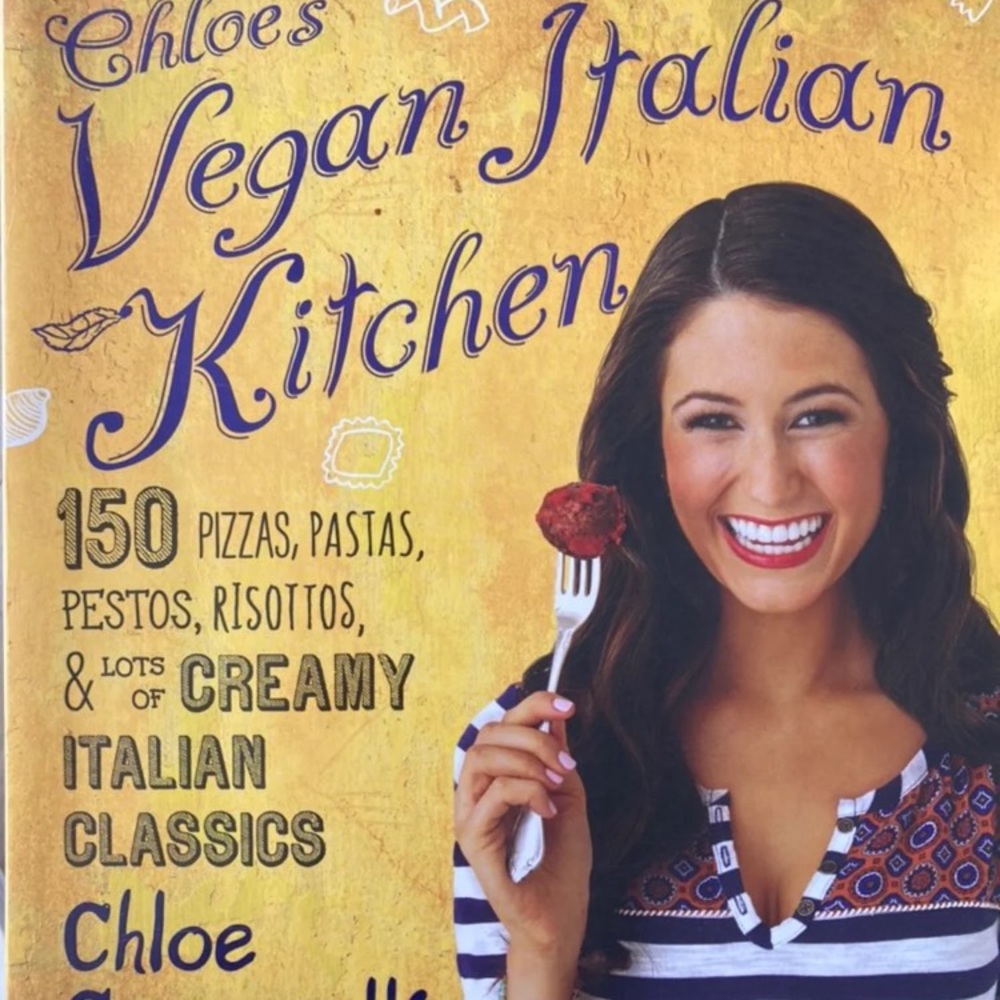 Vegan cookbook Chloe’s Italian kitchen.